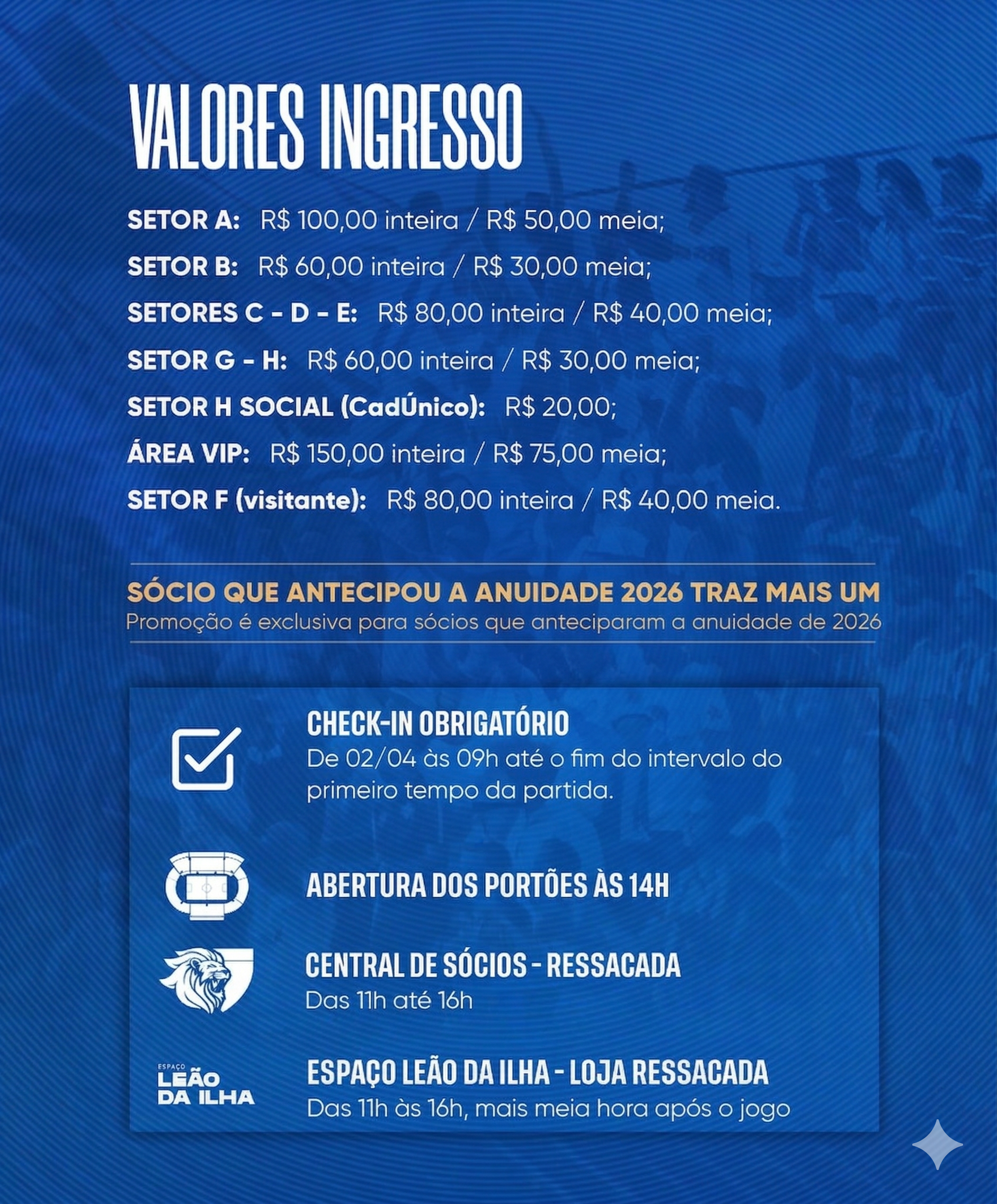 Ingressos Avaí